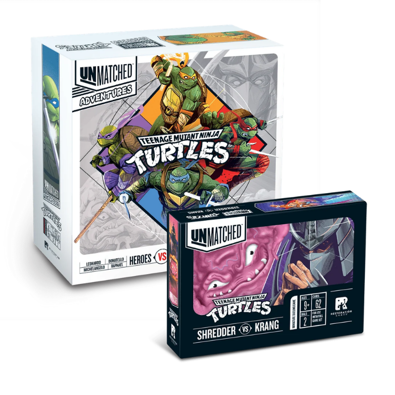 Unmatched Adventures: Tortugas Ninjas + Expansión ¡EN ESPAÑOL!
