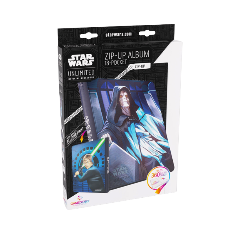 GG Star Wars Unlimited - Zip-Up Album 18Pocket S8 Luke/Palpatine