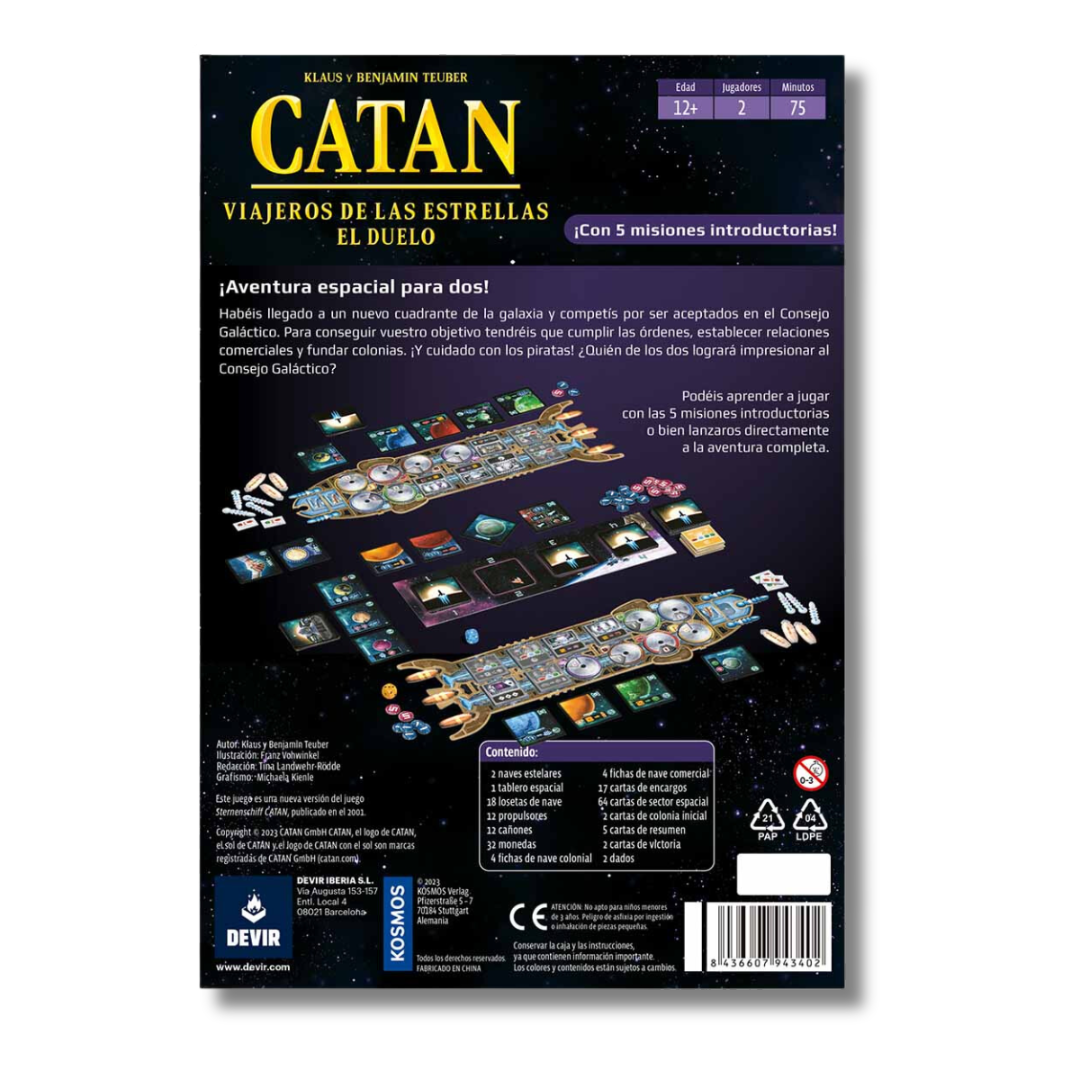 Catan Viajeros de las Estrellas Duelo