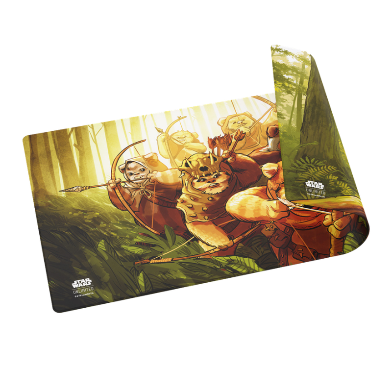 GG Star Wars Unlimited - DOUBLE-SIDED GAME MAT - WICKET AND EWOK ARCHERS