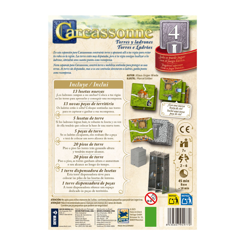 Carcassonne - Torres y Ladrones