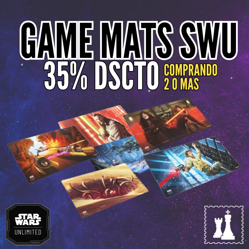 Lleva 2 o más SWU Game Mats con 35% descuento!