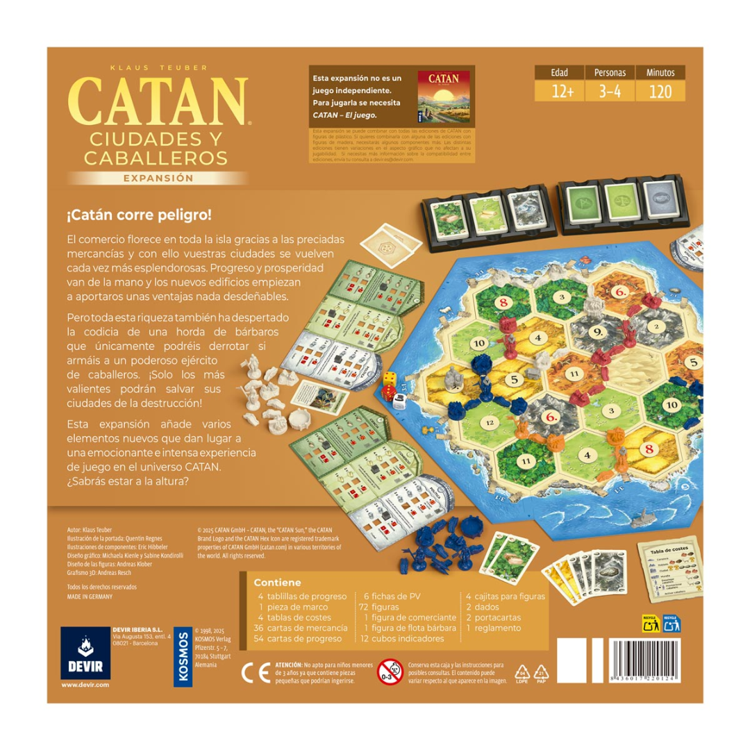 Catan - Ciudades y Caballeros