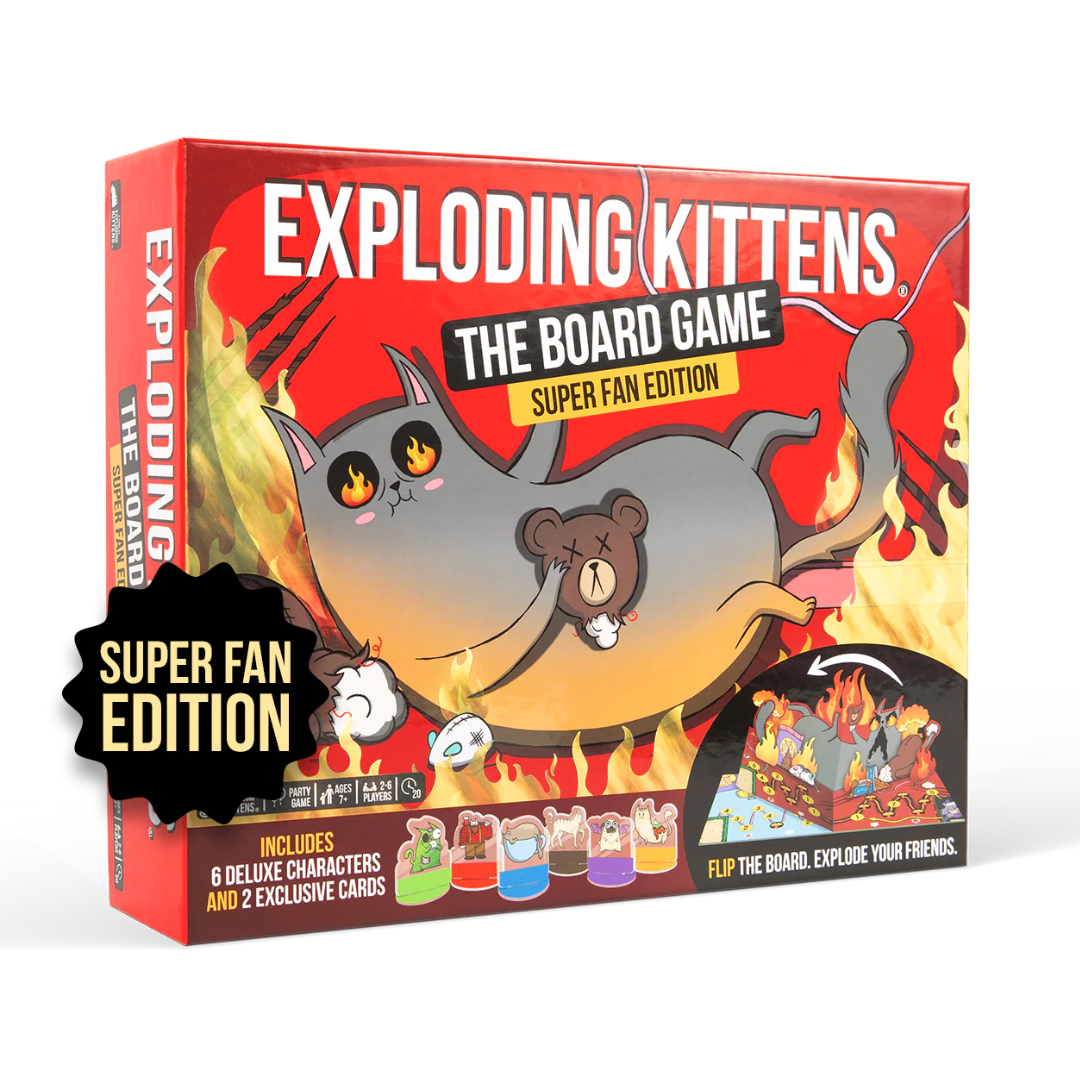 Exploding Kittens - El juego de tablero SuperFun Edition