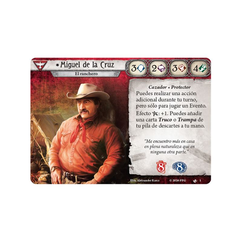 Arkham Horror The Card Game - Miguel de la Cruz Investigator Deck