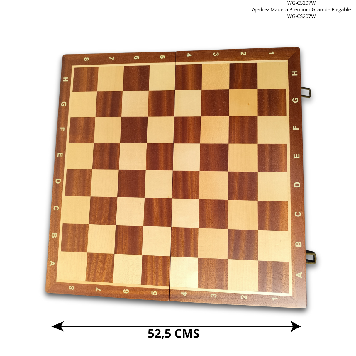 Ajedrez Grande Premium. Madera y Plegable