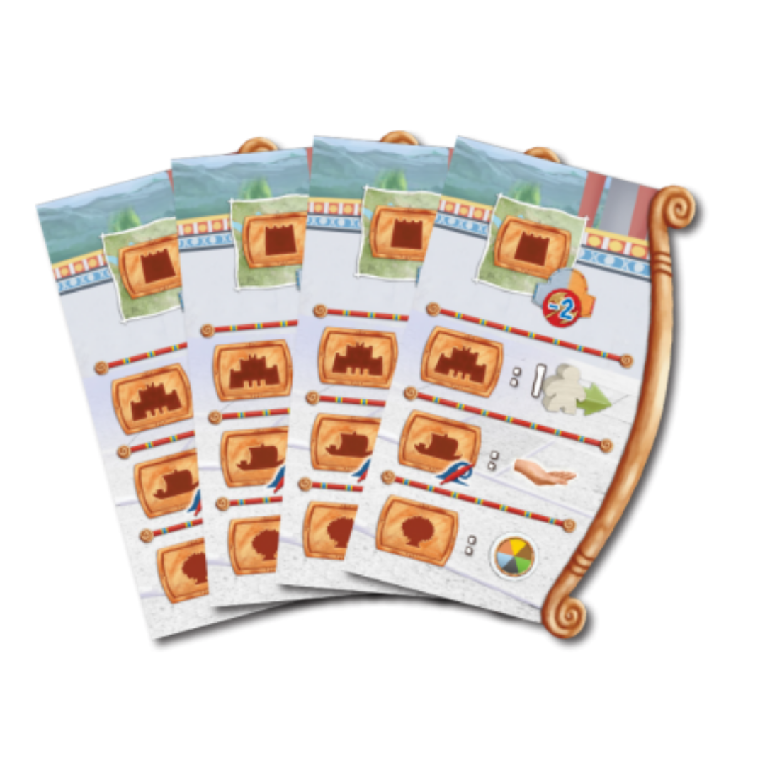 Minos - Promo Pack: Building Powers & New Decrees Cards