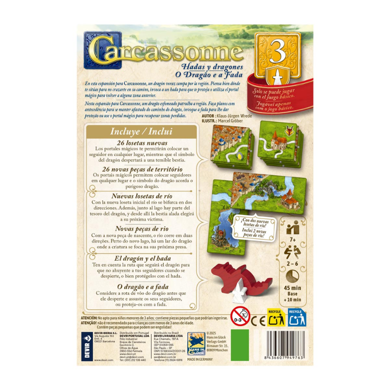 Carcassonne - Hadas y Dragones