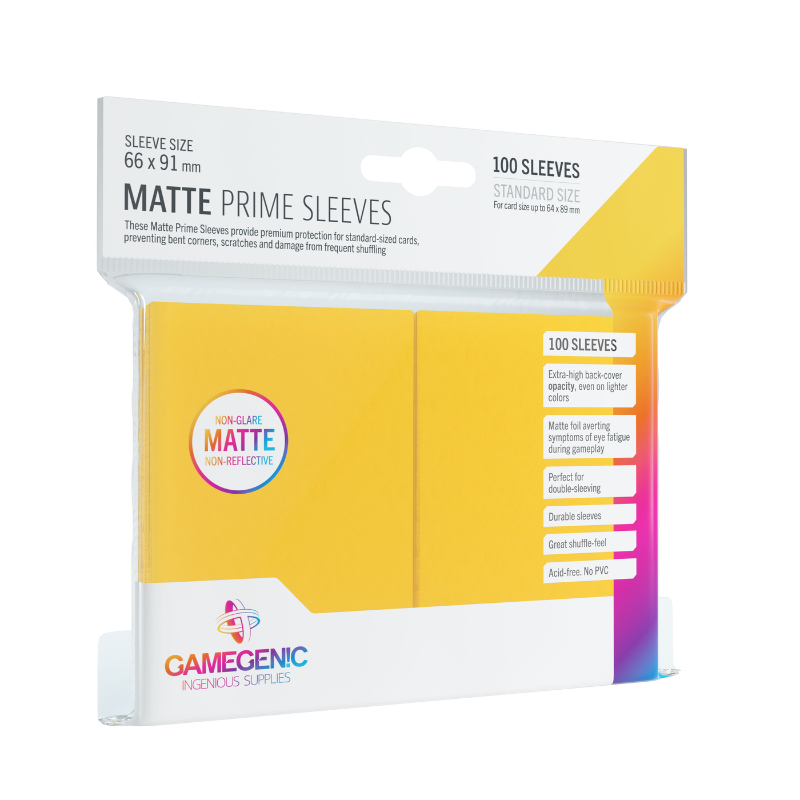 Gamegenic - Sleeves Matte Prime 100U