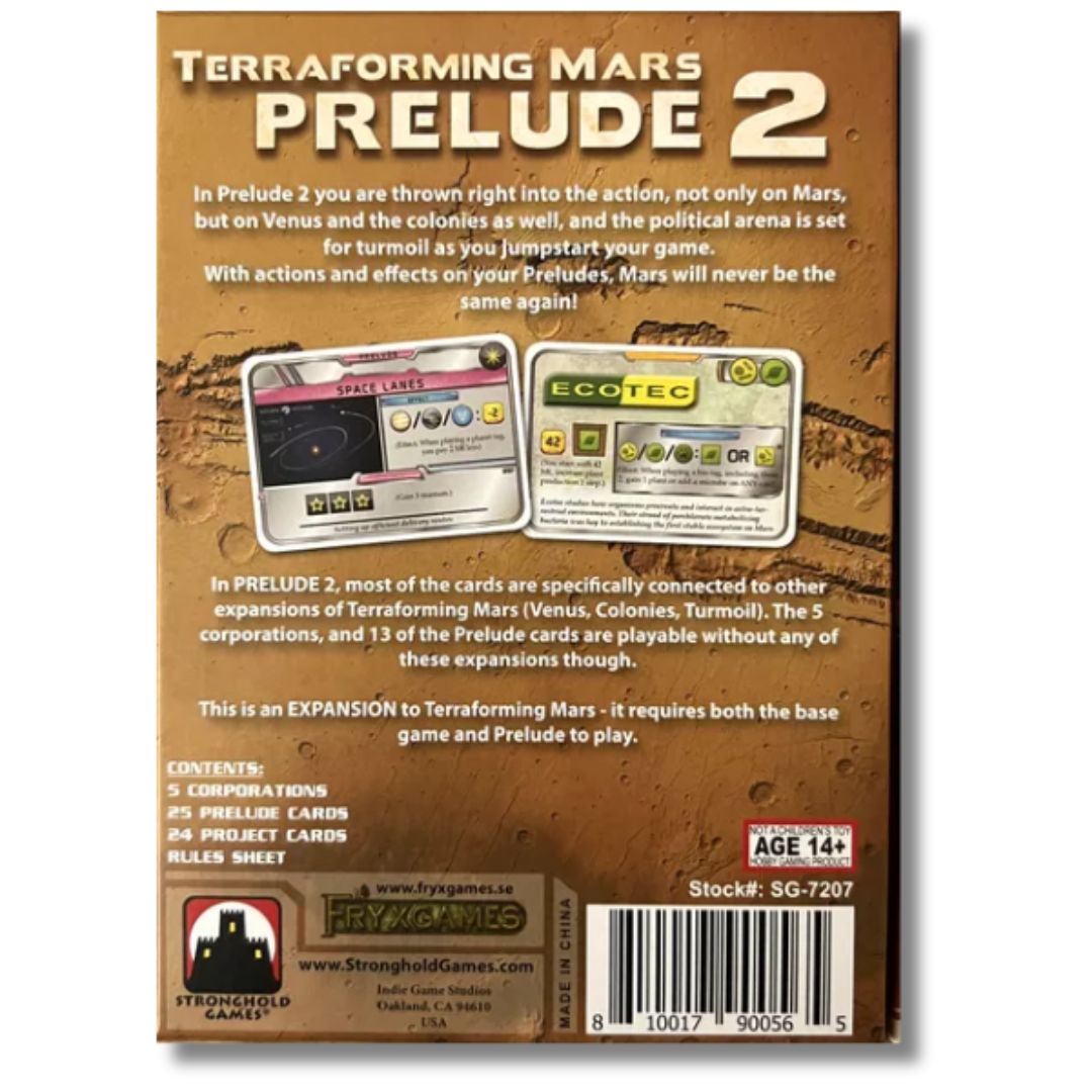 Terraforming Mars - Preludio 2