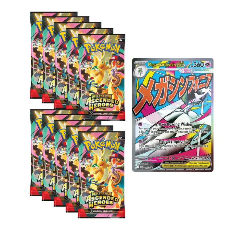Pokemon TCG - Mega Evolution - Ascended Heroes - Premium Poster Collection (Inglés)