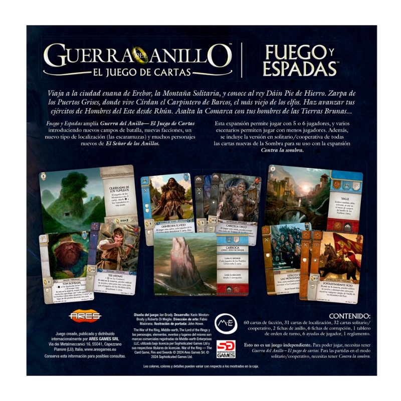 Guerra del Anillo - El Juego de Cartas - Fuego y Espadas