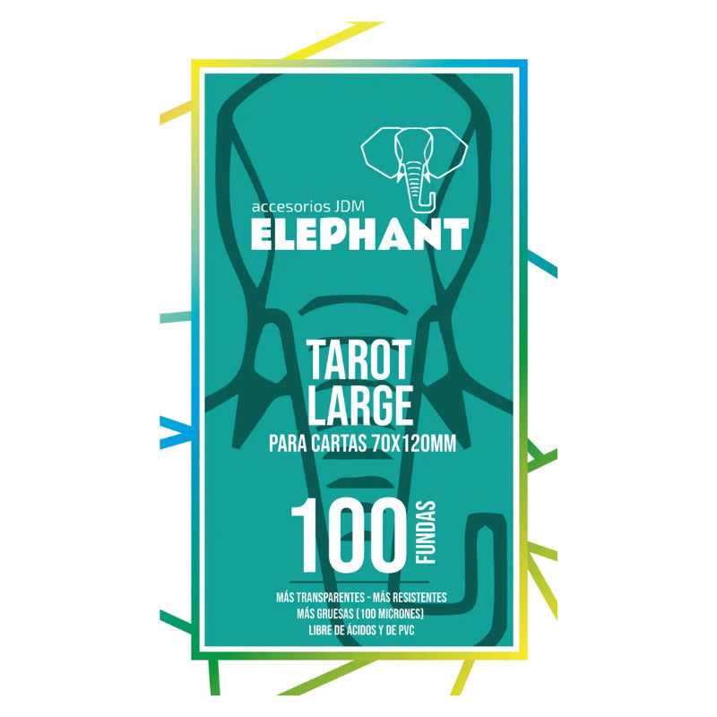 Elephant - Cubrecarta Tarot Large 100Unds 70X120