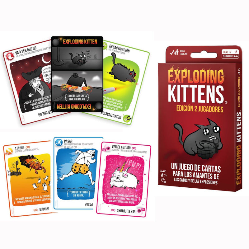 Exploding Kittens Edicion 2 Jugadores