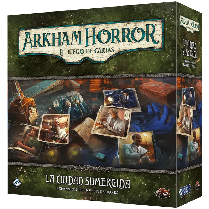 Arkham Horror LCG - La Ciudad Sumergida - Exp. Investigadores