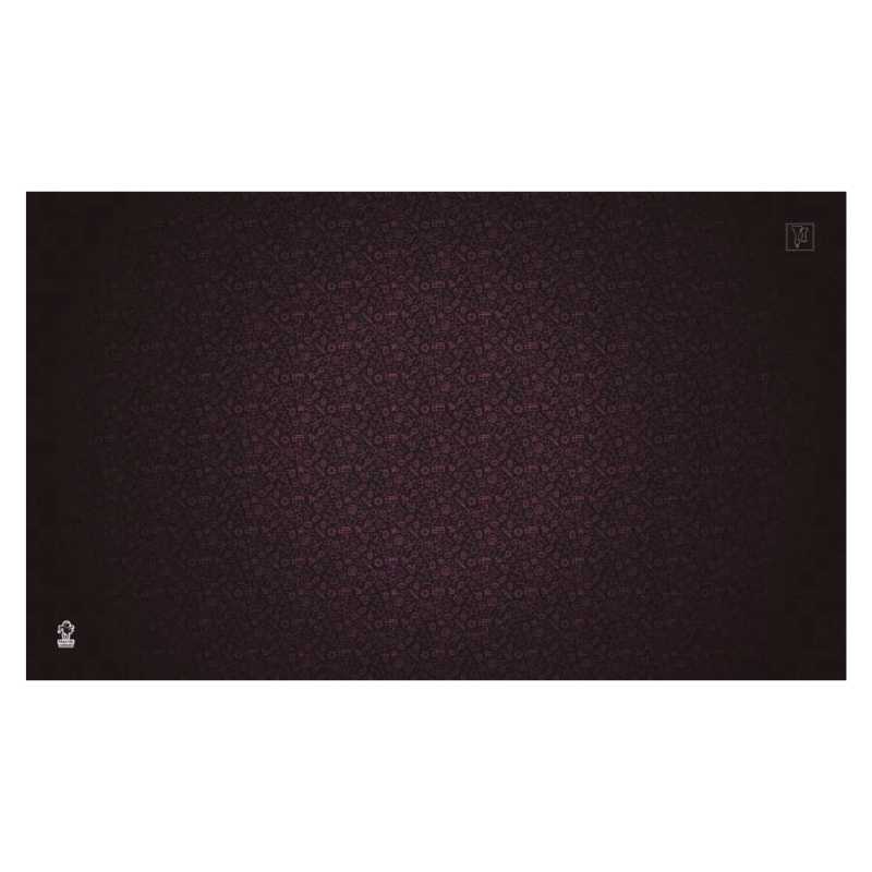 Playmat Fractal Negro Rosa