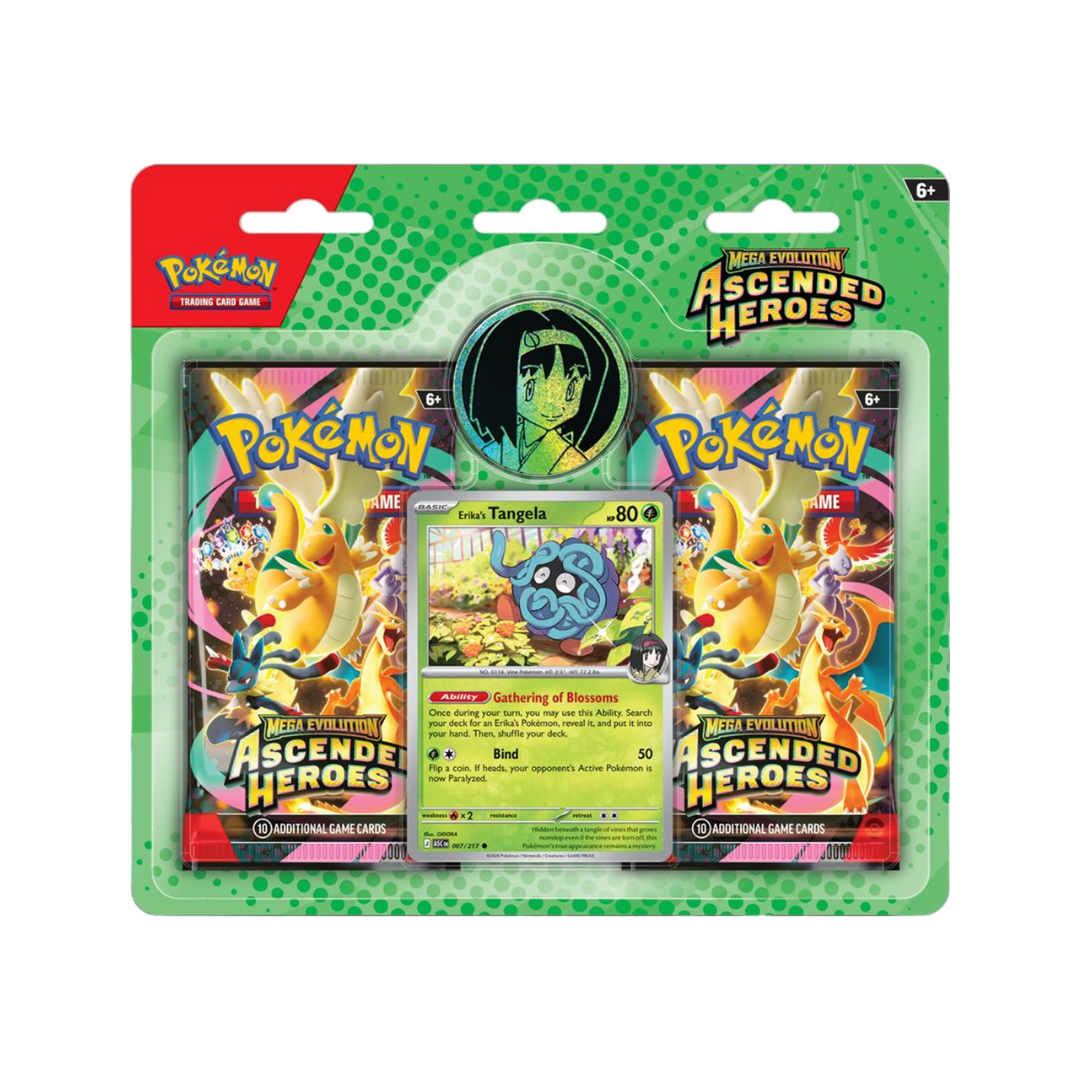 Pokemon TCG - Mega Evolution - Ascended Heroes - 2-pack Collection (Inglés)