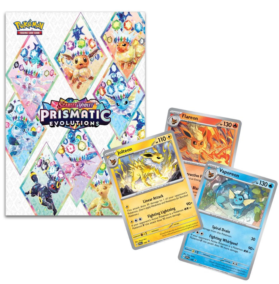 Pokemon TCG Scarlet and Violet Prismatic Evolutions - Poster Collection / Inglés