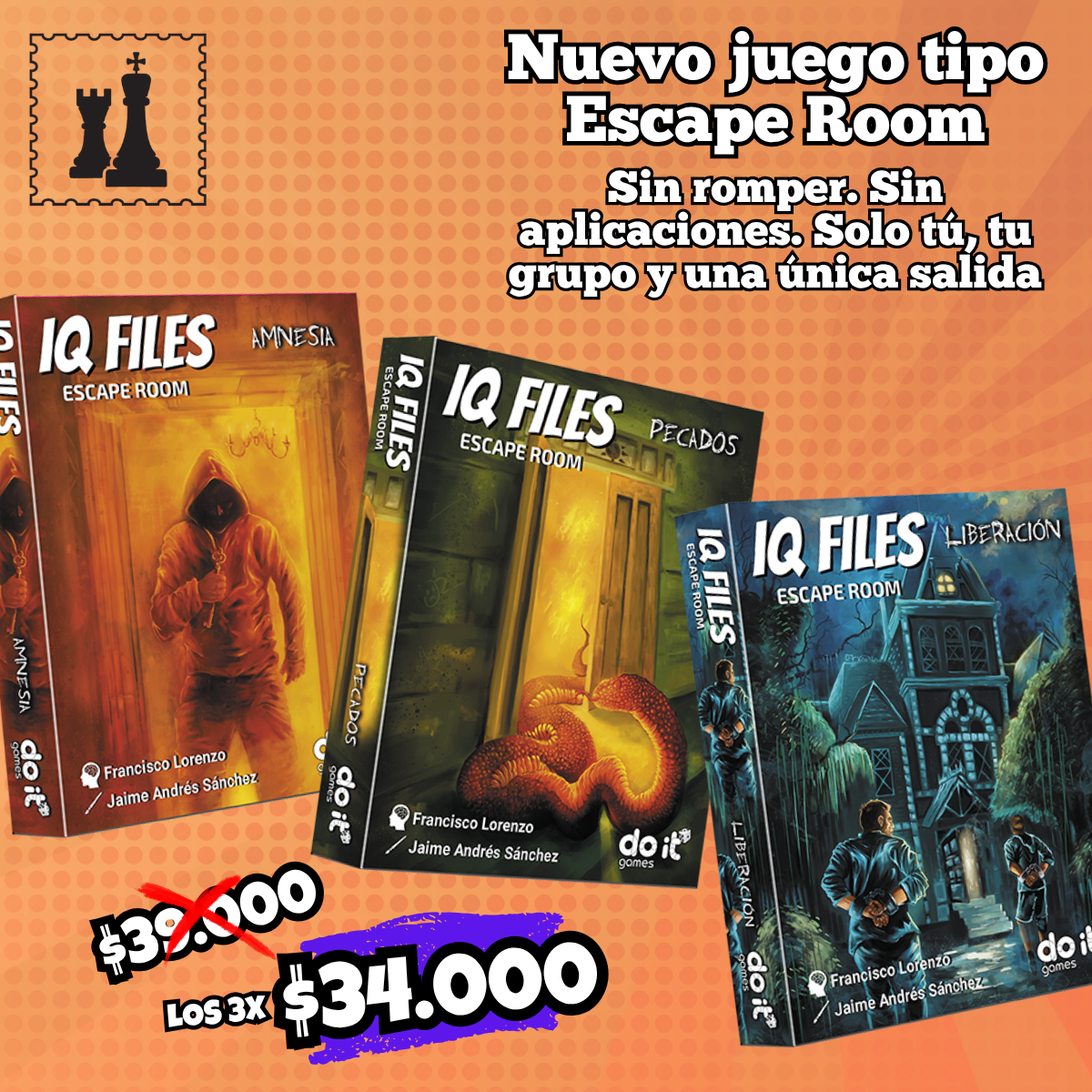 Pack IQ Files - Liberación + Amnesia + Pecados