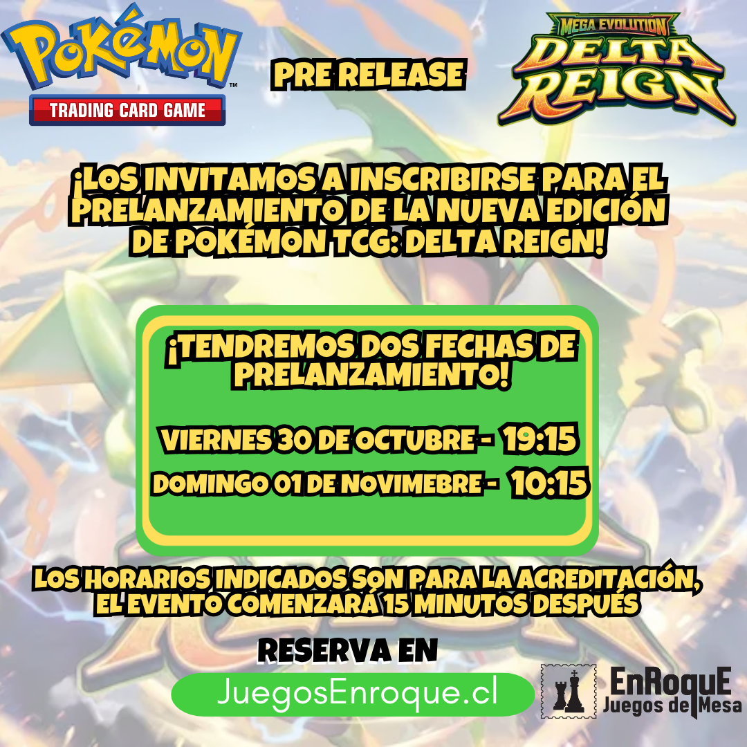 Pokemon TCG Mega Evolution - Delta Reign - PreRelease 2026