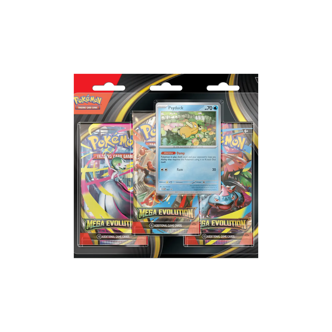 Pokemon TCG Mega Evolution - 3Pack Blister