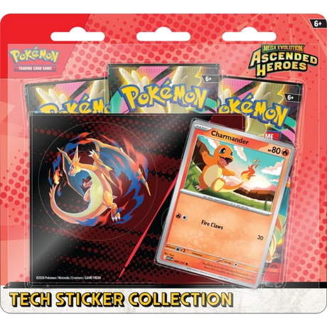 Pokemon TCG - Mega Evolution - Ascended Heroes - Tech Sticker Collection (Inglés)