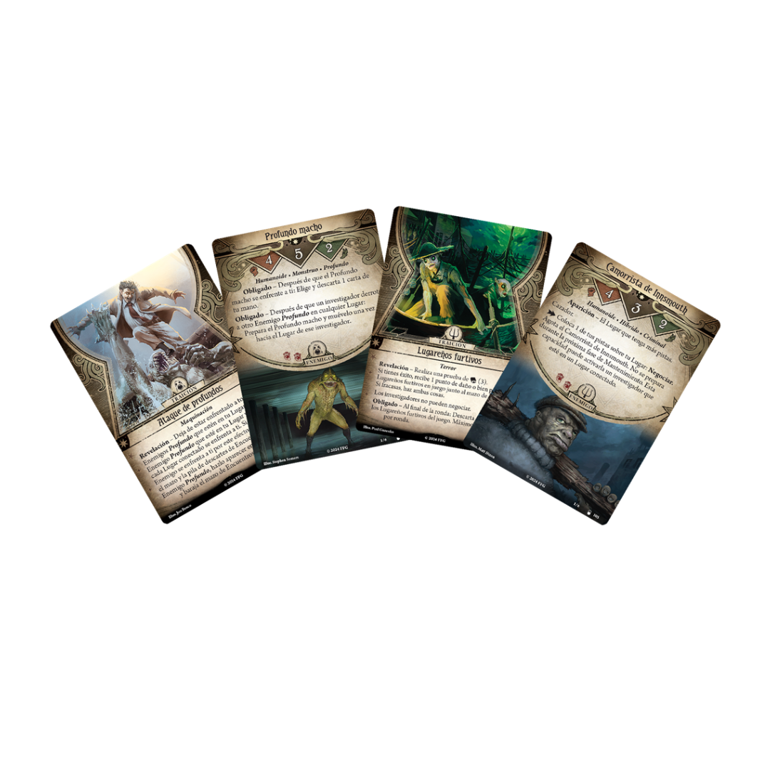 Arkham Horror LCG - La Conspiración de Innsmout - Exp. Campaña