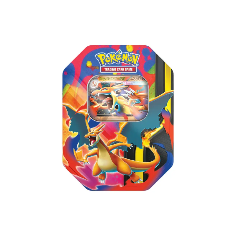 Pokemon TCG - Mega Charizard Tin (Inglés)