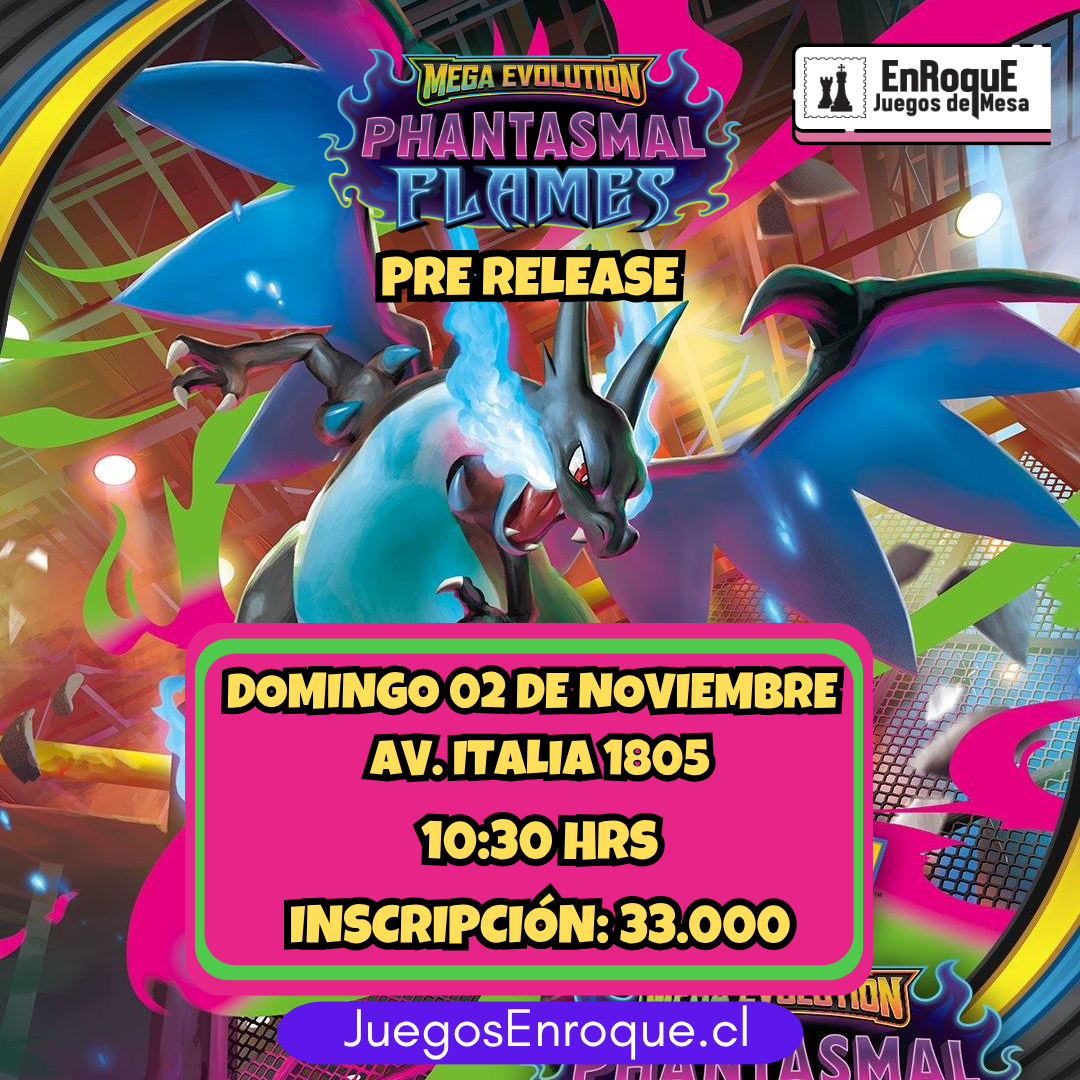 Pokemon TCG Mega Evolution Phantasmal Flames - PreRelease 02-11