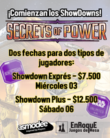 Inscripción SWU Secrets of Power - Showdown
