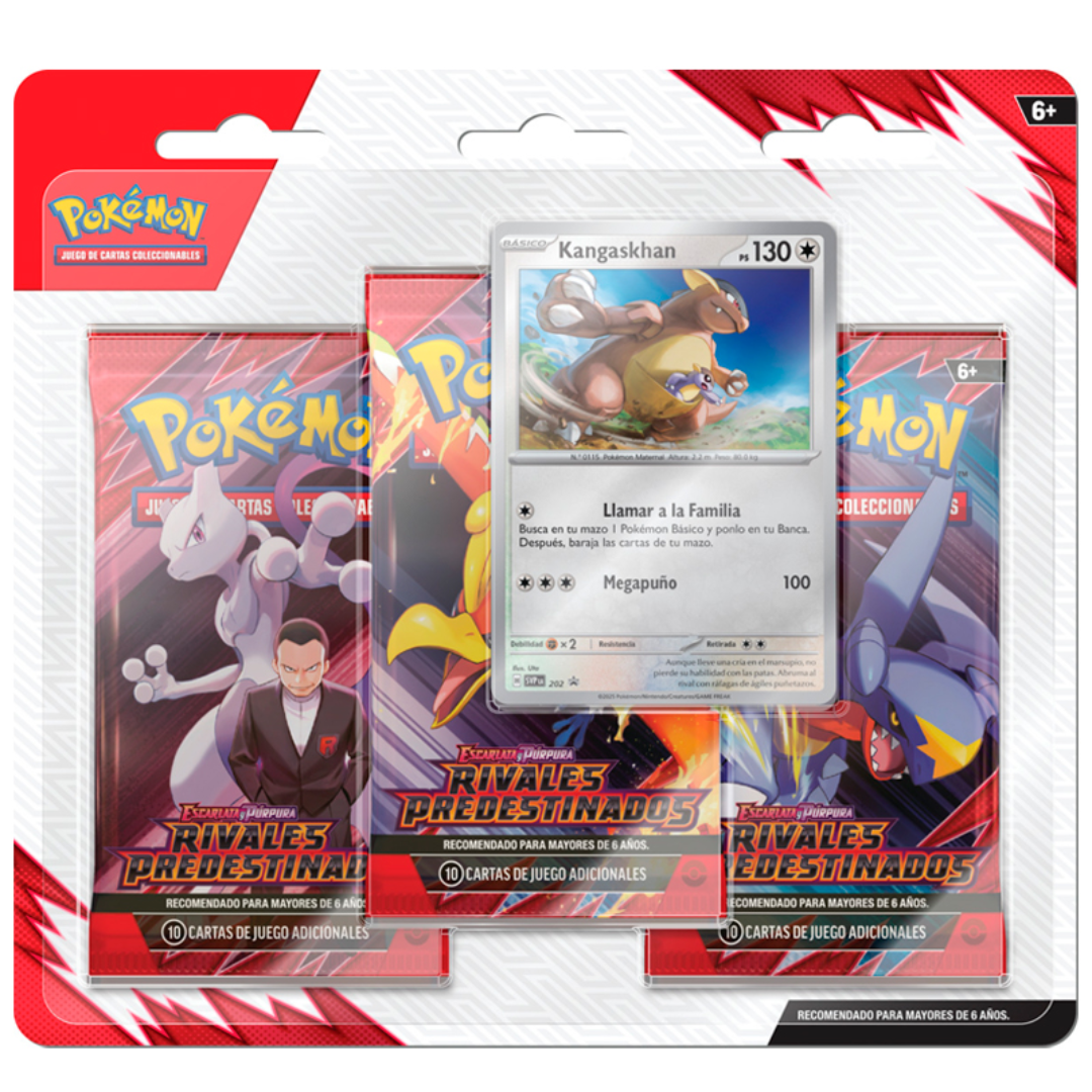 Pokemon TCG Scarlet and Violet Destined Rivals - 3 Pack Blister / Inglés