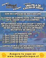 Rifa de Invierno Enroque - ¡Gánate $300.000 en juegos de mesa!