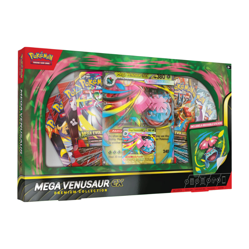 Pokemon TCG Mega Venusaur ex Premium Collection - Juegos Enroque