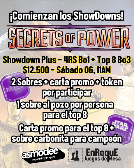 Inscripción SWU Secrets of Power - Showdown