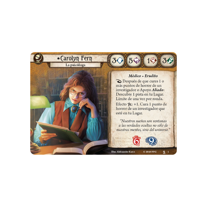 Arkham Horror The Card Game - Carolyn Fern Investigator Deck