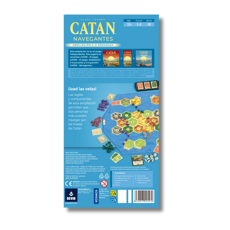 Catan - Navegantes Ext 5-6 Jugadores