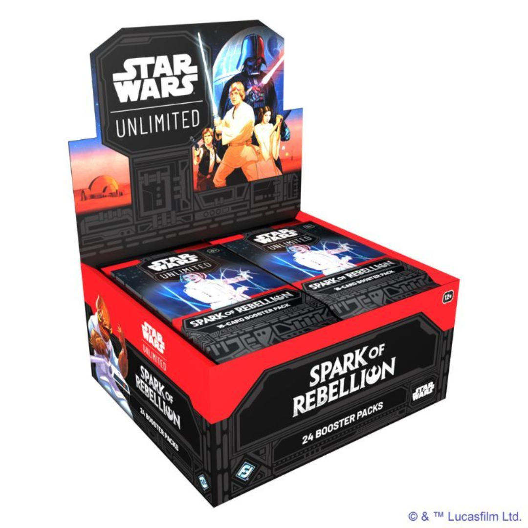 Star Wars Unlimited - Spark of Rebellion - Booster Display 24U / Inglés