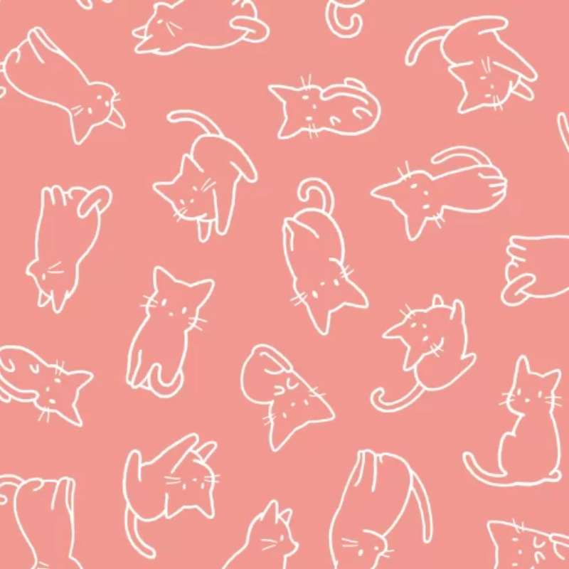 Playmat Kittens In Pink