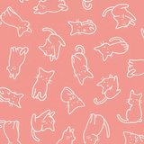 Playmat Kittens In Pink