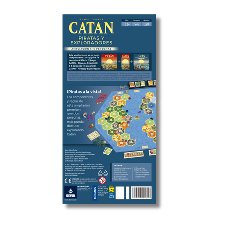 Catan - Piratas y Exploradores Ext 5-6 Jugadores