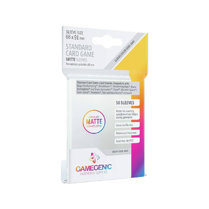 Gamegenic - Sleeves Matte Standard 50U