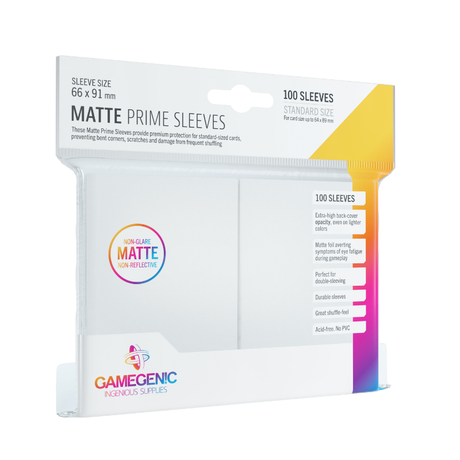 Gamegenic - Sleeves Matte Prime 100U