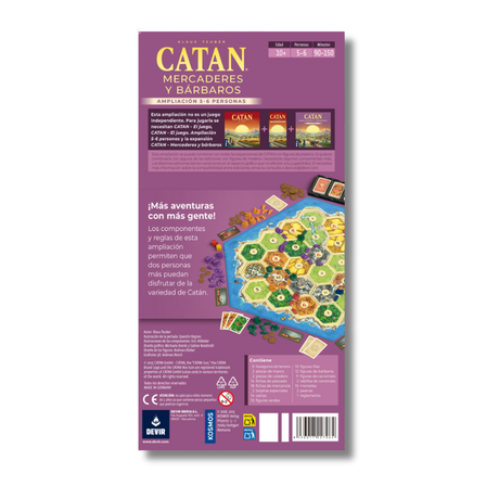 Catan - Mercaderes y Bárbaros Ext 5-6 Jugadores