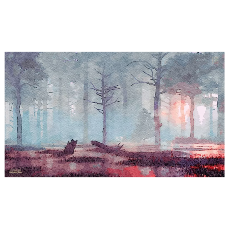 Playmat Red Forest