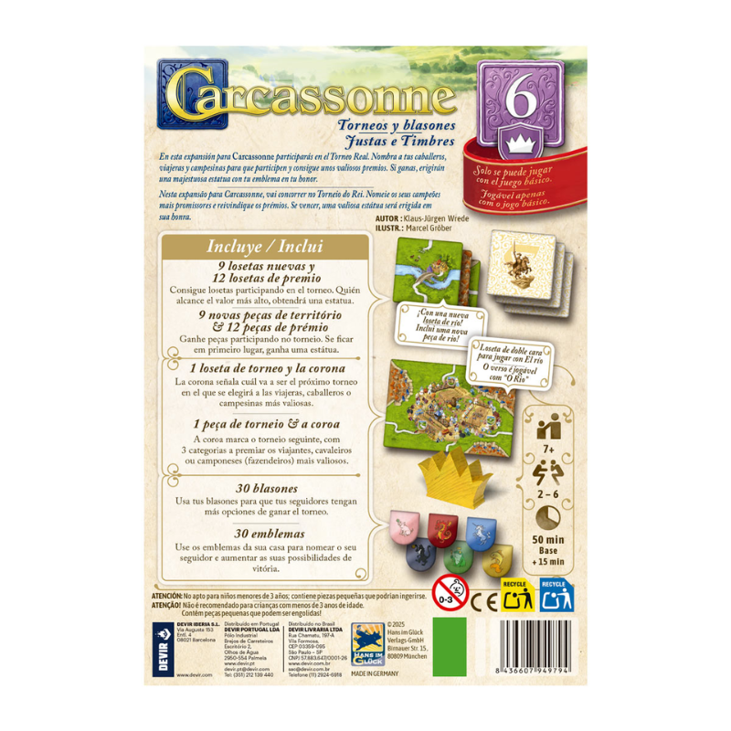 Carcassonne - Torneos y Blasones