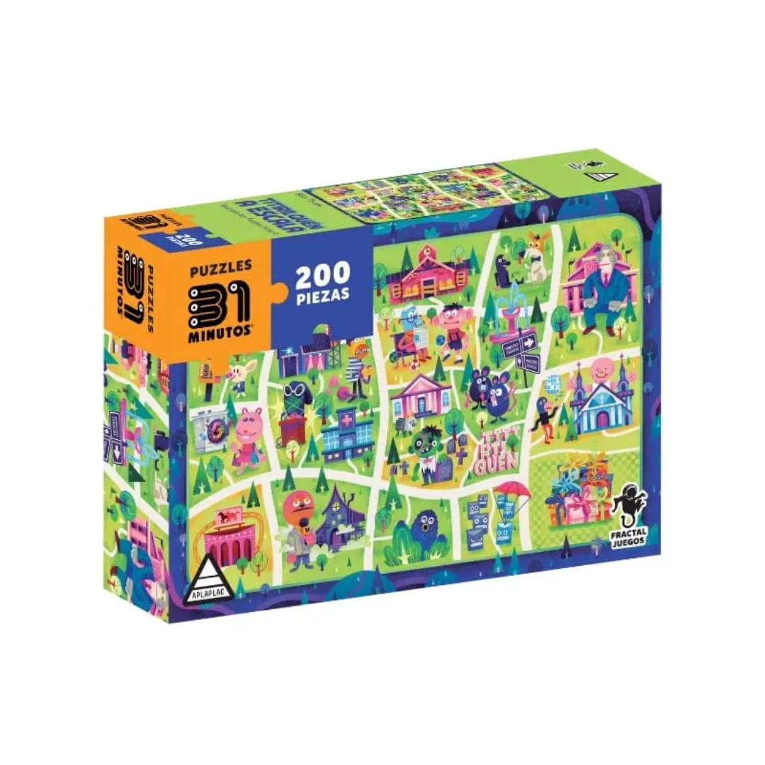 Puzzle 31 Minutos - Titirilquen a Escala 200Pcs