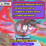 Pokemon TCG Mega Evolution Chaos Rising - PreRelease Mayo 2026