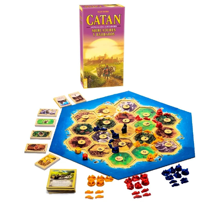 Catan - Mercaderes y Bárbaros Ext 5-6 Jugadores