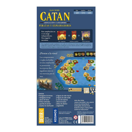 Catan - Piratas y Exploradores Ext 5-6 Jugadores