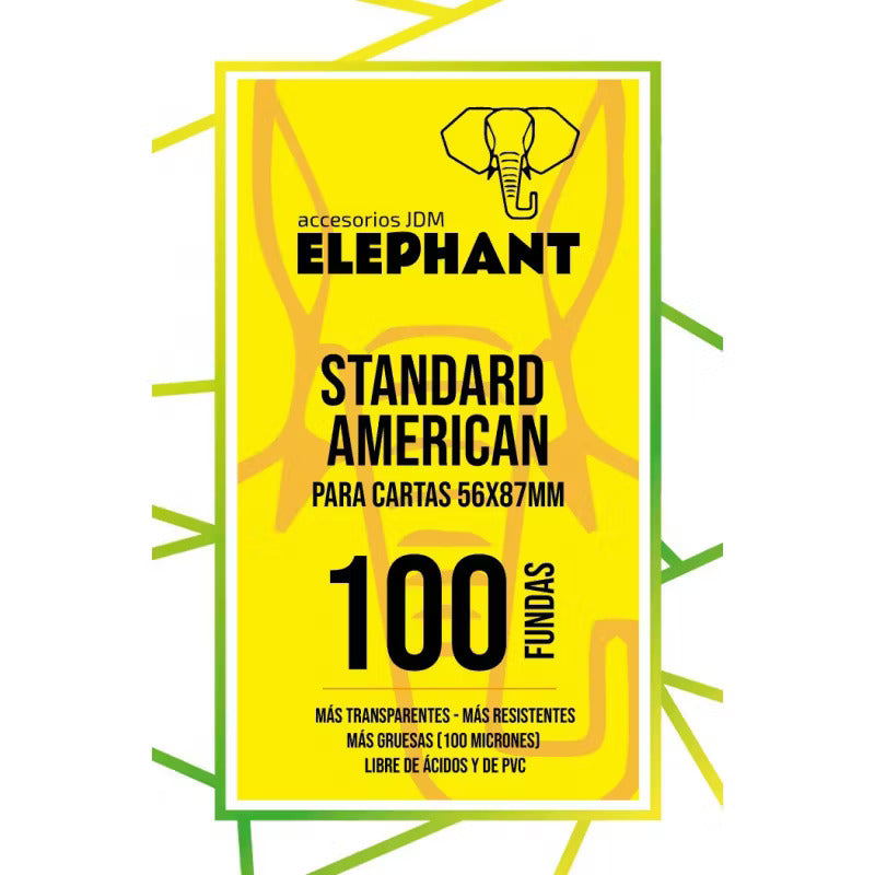 Elephant - Cubrecarta Std Americano 100Unds 58X89